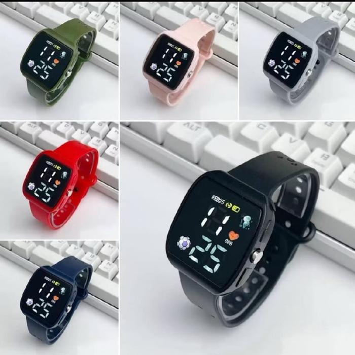 Jam Tangan Anak Perempuan / Anak Laki-laki Silicon Rubber Terbaru