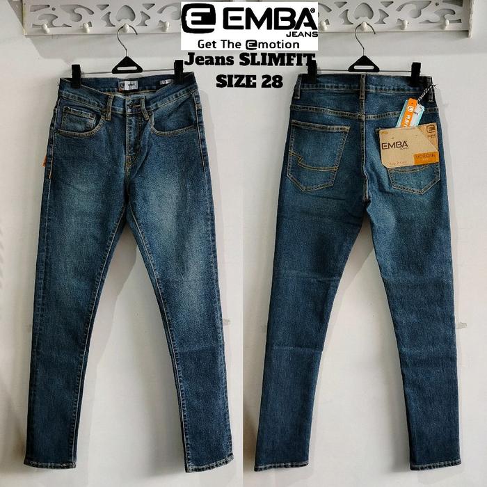 SIZE 28 CELANA EMBA CELANA EMBA ORIGINAL PRIA EMBA ORIGINAL CELANA EMBA ORIGINAL