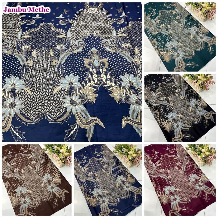 Kain Katun Batik Printing Motif Jambu Mete