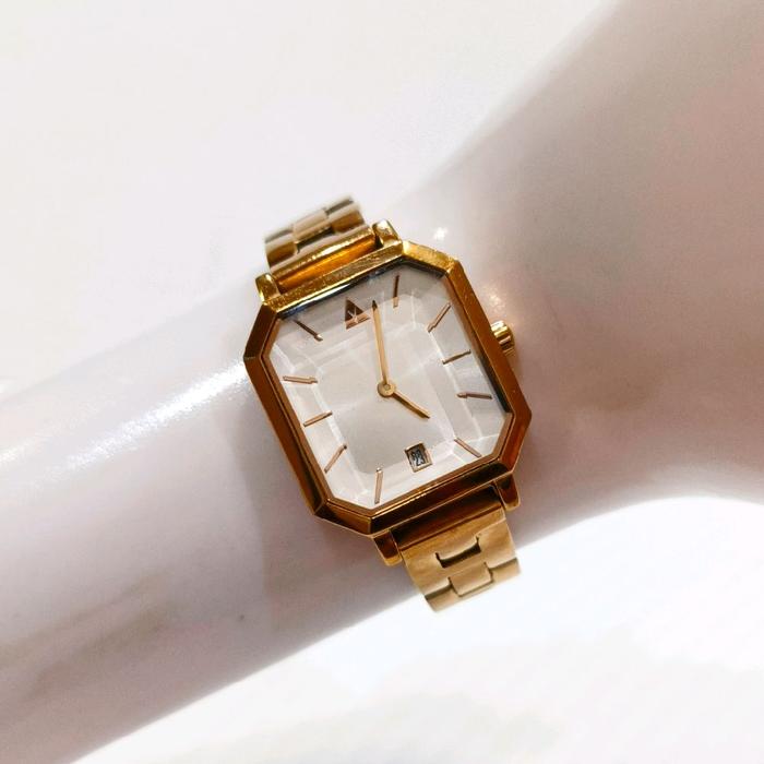 Jam Tangan Mounte Christ Gratitude MC 75040L-15 Bronze Quartz Watch Wanita Emas Mewah Elegan Cantik