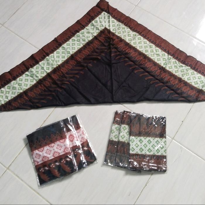 Slayer batik baduy ikat kepala syal udeng masker segitiga