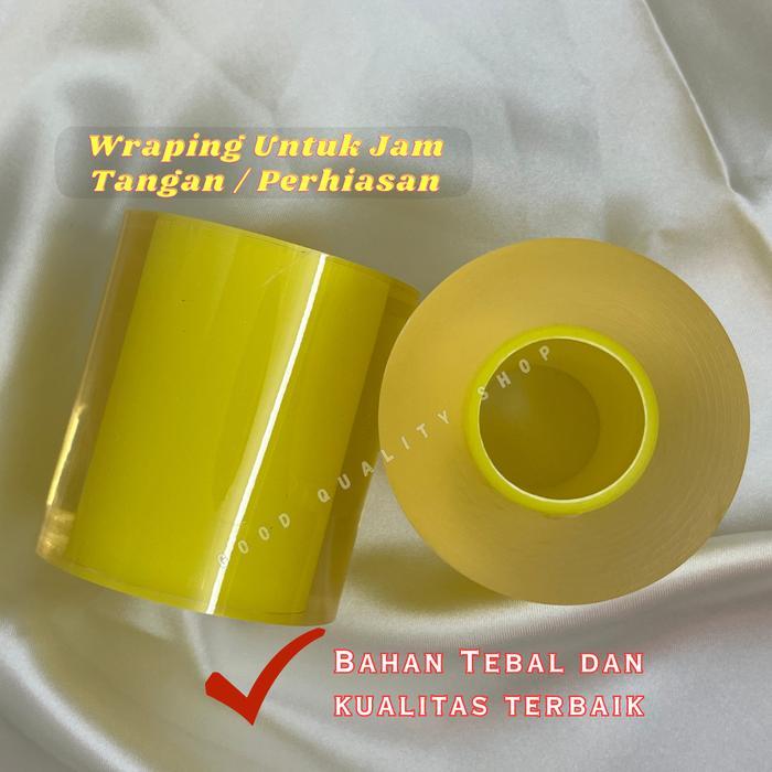 Tape Plastik Wrapping untuk jam tangan dan perhiasan 1 roll BEST PRICE