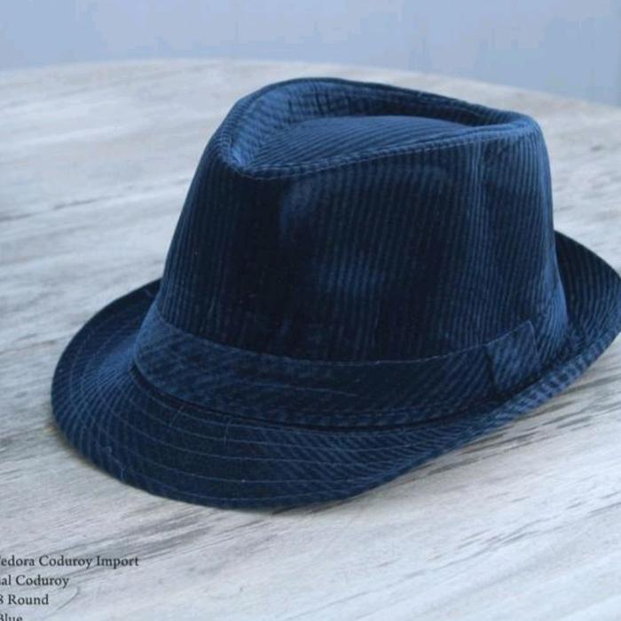 Topi Pedora Woll Topi Pedora Codoray Dongker