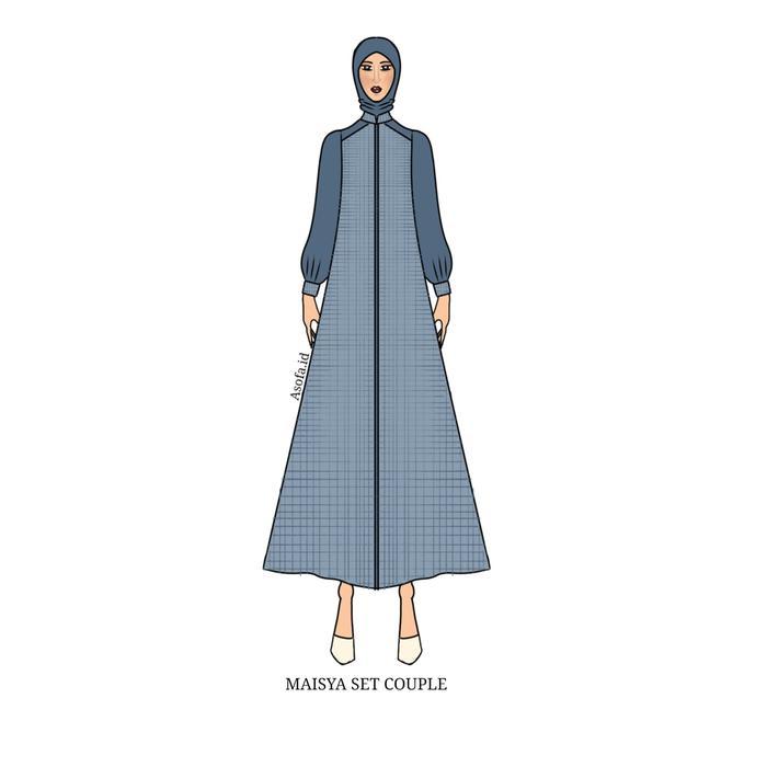 Asofa Maisya Gamis Couple Ied Series Terbaru !!!