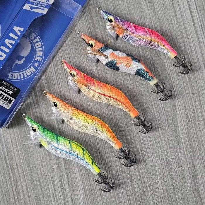 Umpan Pancing Cumi EGI PIRATEZ STRIKE VIVID EBI BKK HOOK 2.5