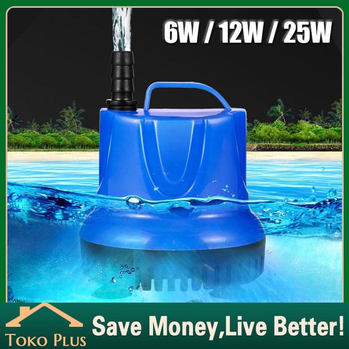 Pompa Air Celup Aquarium 25w Kolam Ikan Submersible Water Pump Psp Celup Aquarium