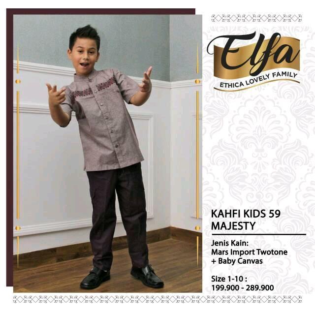 KOKO ANAK ETHICA KAHFI KIDS 59 WARNA TERACOTA ,MAJESTY