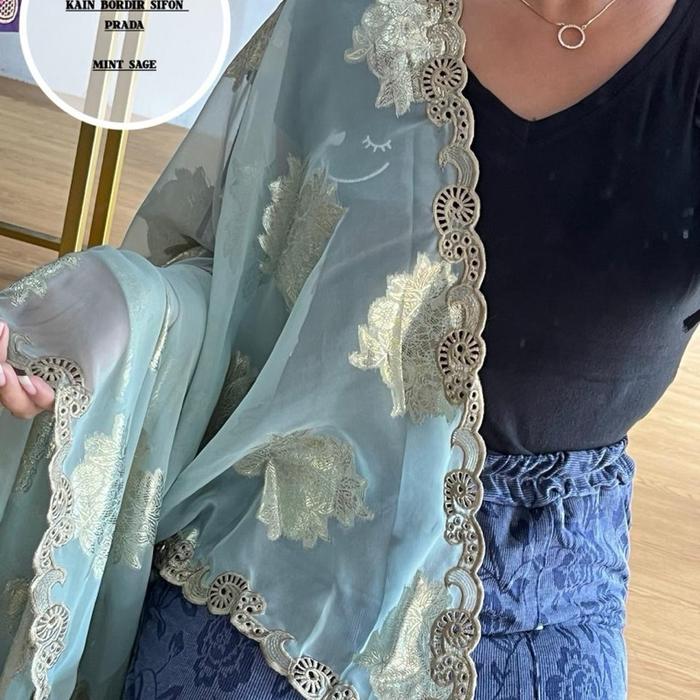 YuliKebaya || Kain Kebaya Sifon Prada