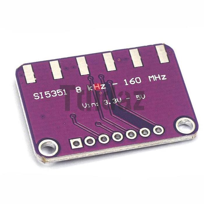 DC 3V 5V SI5351 SI5351A I2C Modul Generator Sinyal Jam Frekuensi