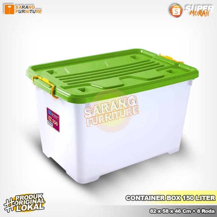 EZY STORAGE 150 LITER CONTAINER BOX KONTAINER BOX TEMPAT KOTAK SERBAGUNA KERANJANG EZY BOX