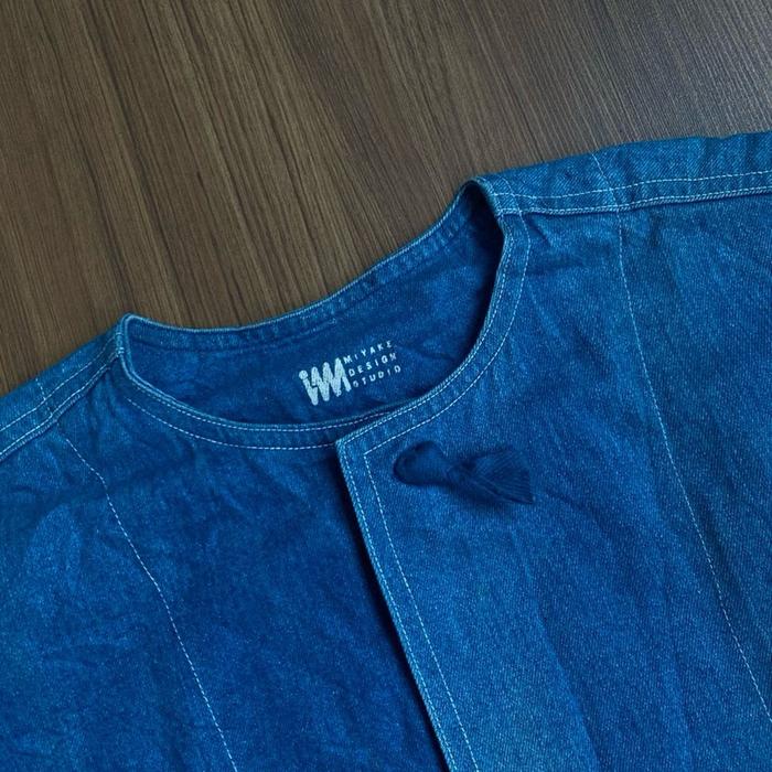 Issey miyake jeans shirt , atasan
