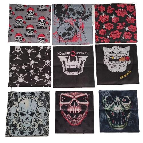 Masker Buff Motif Tengkorak Bap Mask Baf Baff Pengendara Motor Anti Debu Import