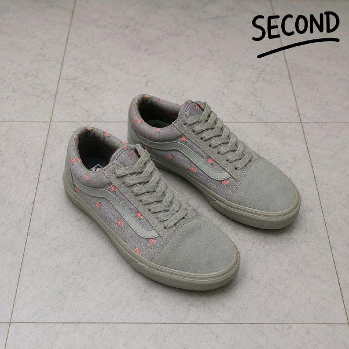 Sepatu Vans Old Skool x Undercover Light Grey - Size 40.5 (26cm) - Second Original Sneakers Pria sep
