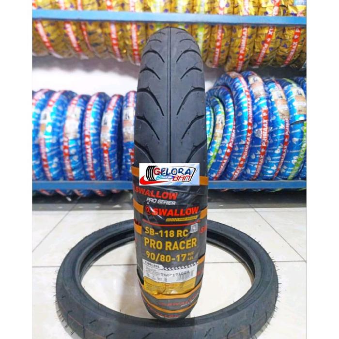 Ban Tubeless Swallow Pro Racer 90/80-17 Swallow Sb118 90/80-17 ban donat 90/80-17 ban swallow 90/80-