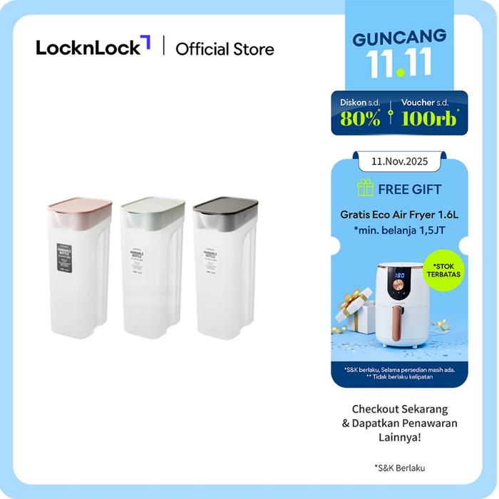 LocknLock Handable Botol Minum 1.4L BPA Free