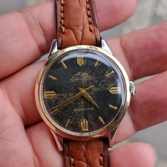 Jam tangan mido multifort powerwind vintage