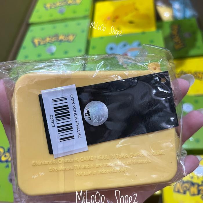HEMAT Dompet Koin Pokemon / Coin Pouch / Pikachu / Squirtle