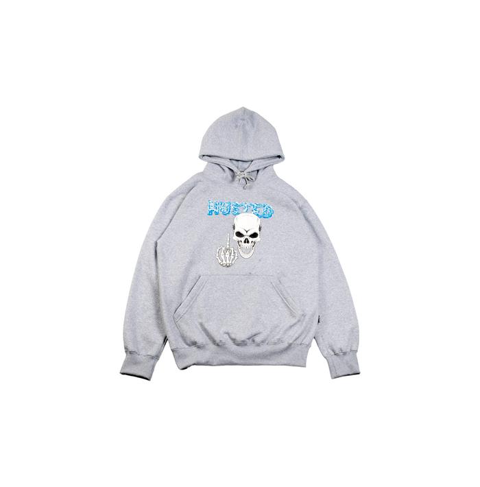 HUSTED SWEATER FUXAL MISTY GREY HOODIE