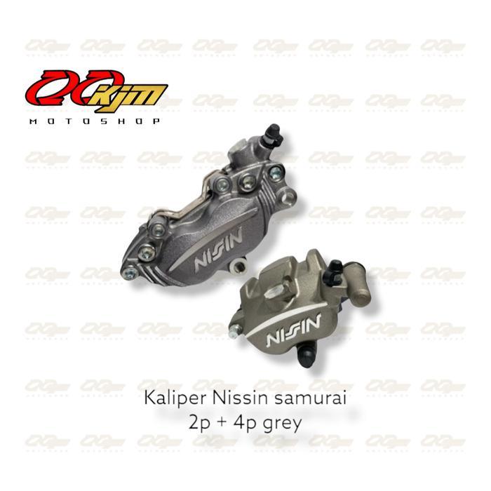 KALIPER NISSIN SAMURAI DEPAN 4P BELAKANG 2P YAMAHA NMAX OLD / NEW