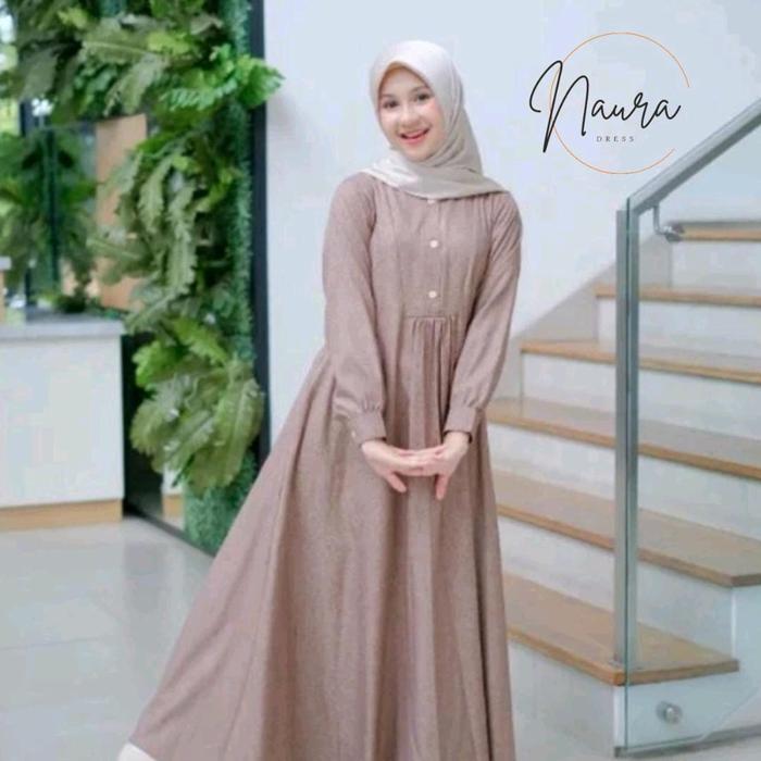 Gamis Teenager Naura Dress Polos