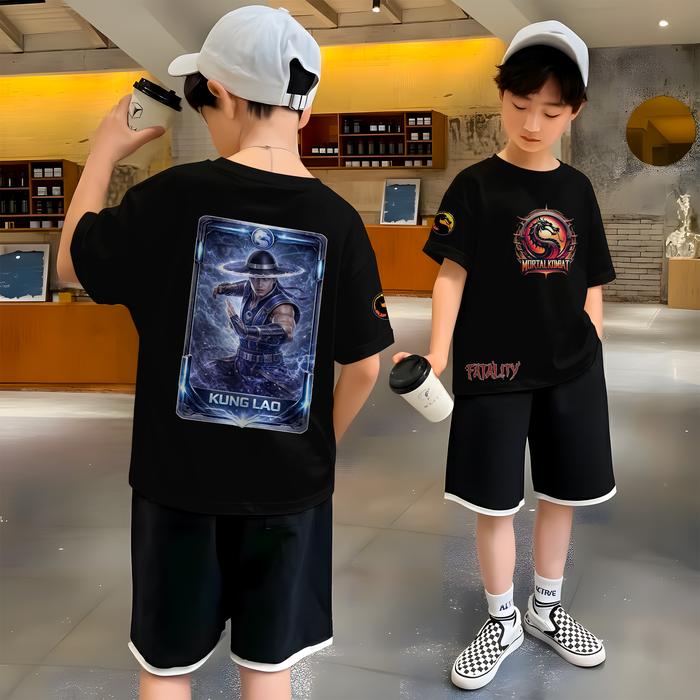 Kaos Anak Distro Premium (KUNG LAO MK) – Unisex Sablon DTF kualitas tinggi, lembut & tidak kaku Ba