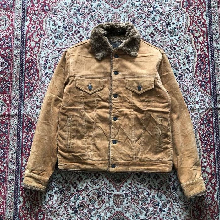 Jaket Houston japan corduroy trucker jacket Vintage Houston japan apparel Vintage Trucker corduroy i