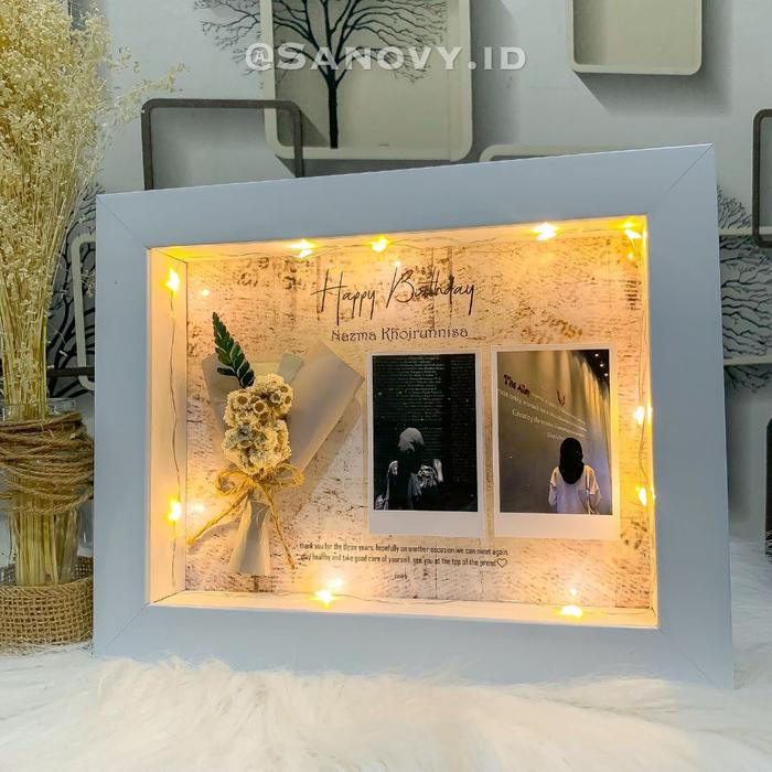 PREMIUM (READY) terjamin (1520001) Frame 3d ukuran 15x20 kado wisuda, kado ulang tahun, kado anniver
