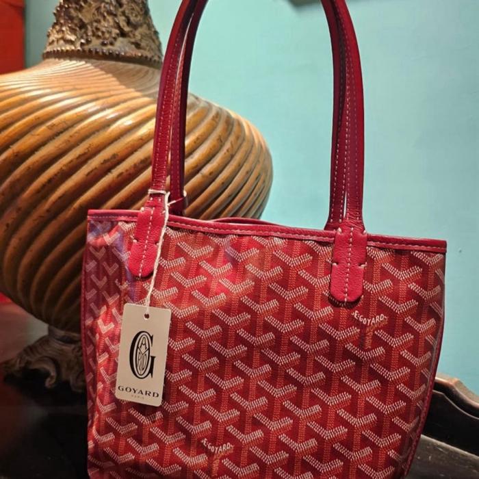 Goyard Anjou Mini Bag Red*