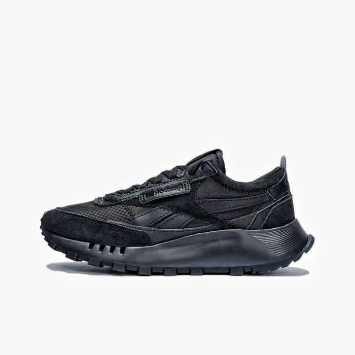Sepatu Sneakers Reebok Classic Leather Legacy Shoes 'Black' 100222160 BNIB 100% Real Picture