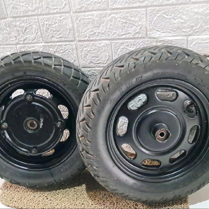 Velg pelek Kymco matica metica kimco set mocin motor custom honda monkey dll original kelengkapannya