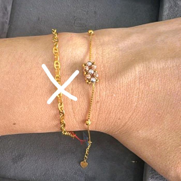 Gelang bola susun Emas asli Kadar 875 20 karat