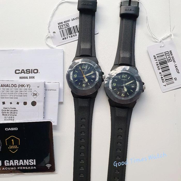 JAM TANGAN CASIO MW-600F MW 600F MW 600 CASIO ORIGINAL