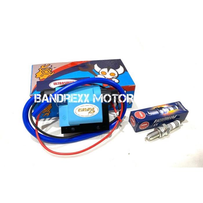 Koil Ultraspeed Racing+Busi NGK Iridium Original For Pcx 150-Adv 150-Beat Fi-Vario 125-Vario 150-lex