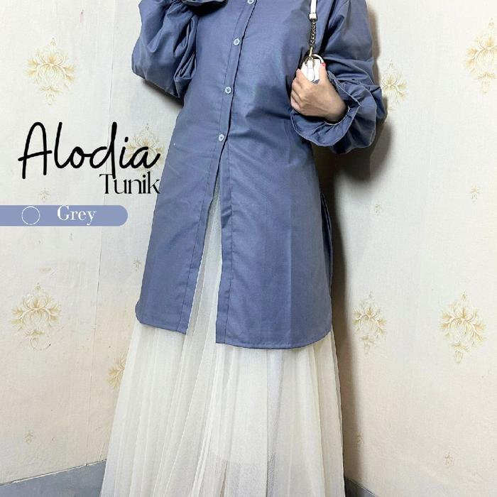 alodia tunik / tunik wanita / midi dress Atasan Remaja Katun