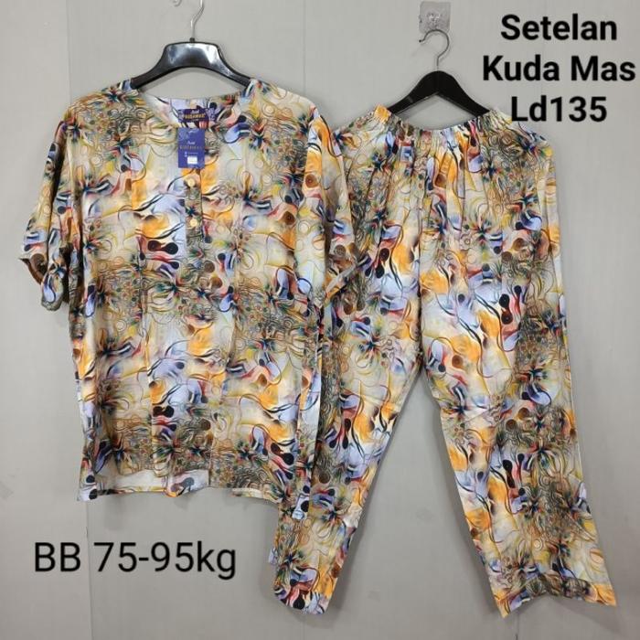 Ready.. SETELAN JUMBO KUDA MAS CELANA PANJANG LD135