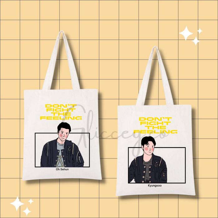 totebag exo dont fight the feeling || tas exo dftf
