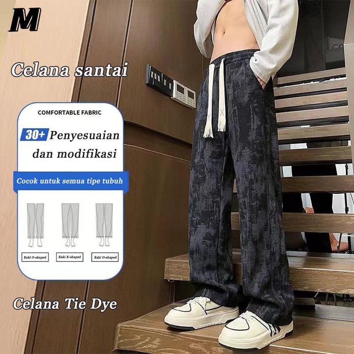 celana panjang santai pria celana korean style celana kasual pria Celana y2k celana korduroy pria ce