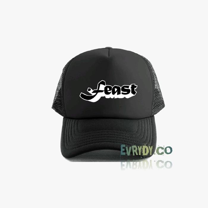 Topi Trucker Premium Feast Hindia | Topi Jaring Lokal Brand Casual Unisex