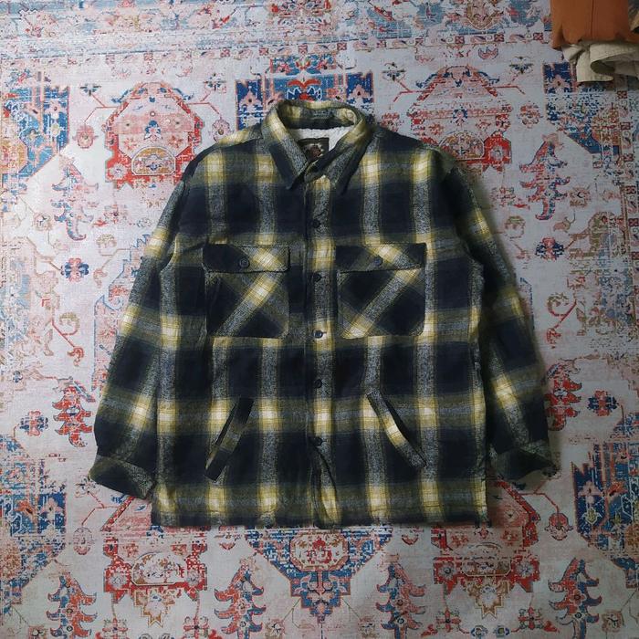 Trade Big Bean Mark International Member Only Woll Veterano Outer, Tartan Outer, Flannel Jacket, Fla