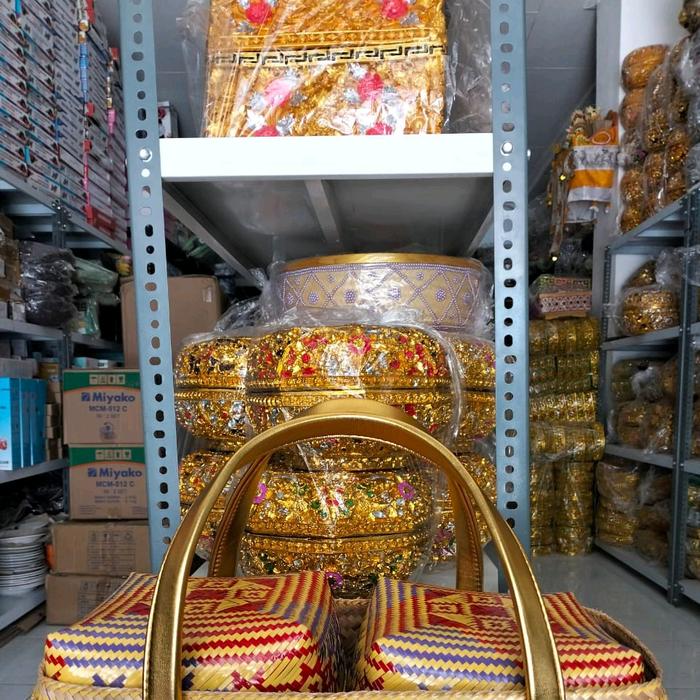 READY STOCK  Tas bambu set 2 keben size 18cm FULL PERNIS BAKUH