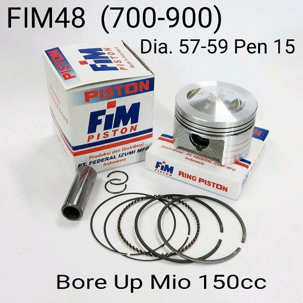 Piston Bore Up Dome Mio Pen 15 57mm 57.5mm 58mm 58.5mm 59mm pen15 Jenong Fim Izumi 57 57.5 58 58.5 5