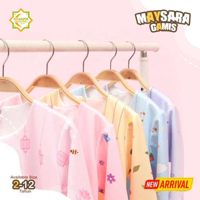 GAMIS ANAK MAYSARA SIZE 2-12Th BY KHAFA APPAREL