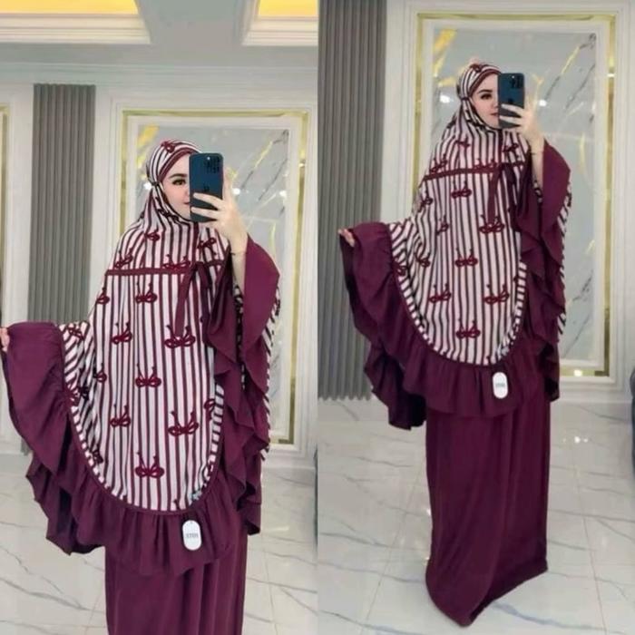 Mukena hits rayon premium mukena khalifa