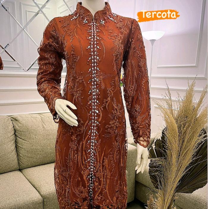 KEBAYA TUNIK MADONA / SET/ATASAN  / KEBAYA TUNIK MODERN / KEBAYA PESTA MADONA / KENAYA MODERN TILLE