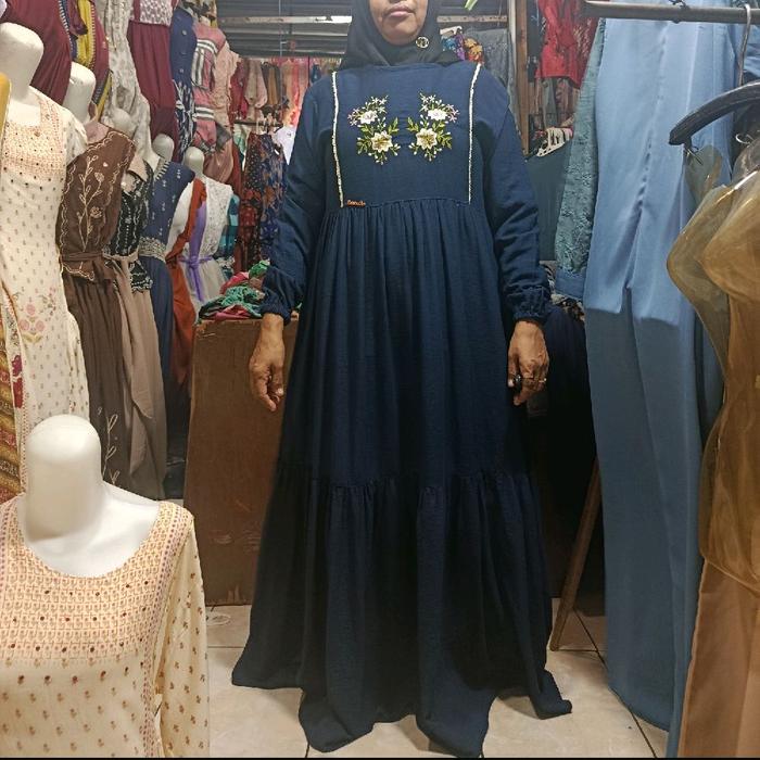 GAMIS SALVINA. YS   Muslim Wanita Lebaran Remaja Mewah