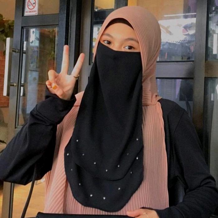 CADAR TALI 2 LAYER PERMATA OLIVE | CADAR PAYET HIAS MANIK-MANIK