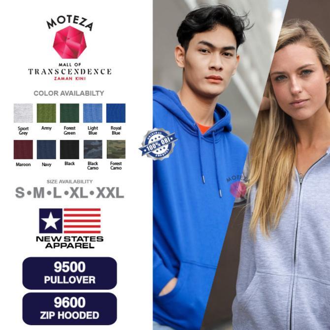 PROMO PREMIUM Jaket Sweater Hoodie Original NSA 9500 9600 - S M L XL XXL PREMIUM