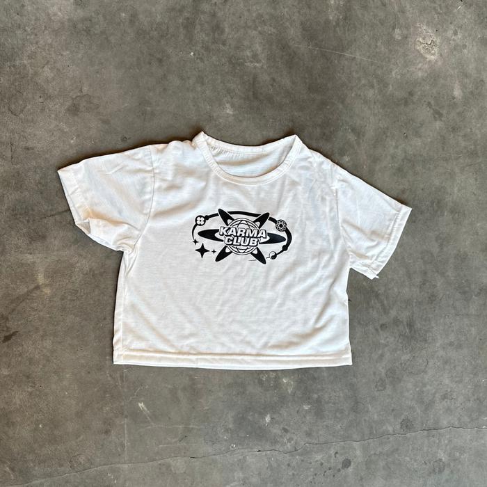 Kaos Wanita Croptop Karma Club Baju Santai baju crop
