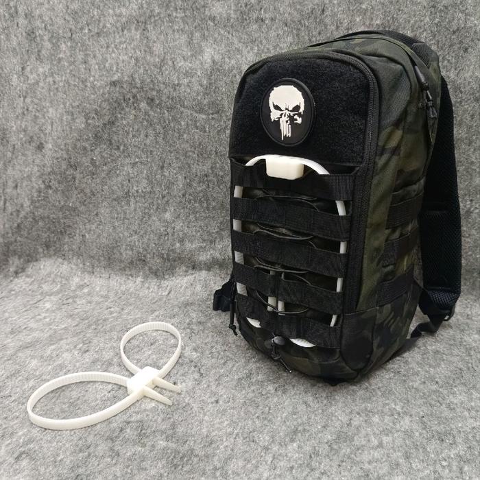 Tas Tactical Scorpion GEN 3 Multicam Black Fullset Tali Tis Putih / Tas Tactical Multicam Black / Ta