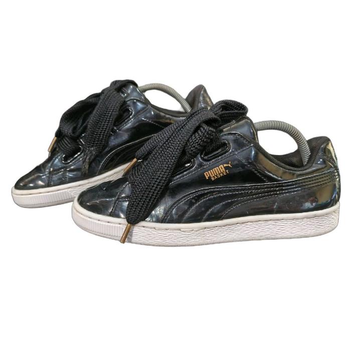 SEPATU SECOND_PUMA BASKET HEART PATENT - 41